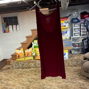 Chic Sleeveless Red Tank Top